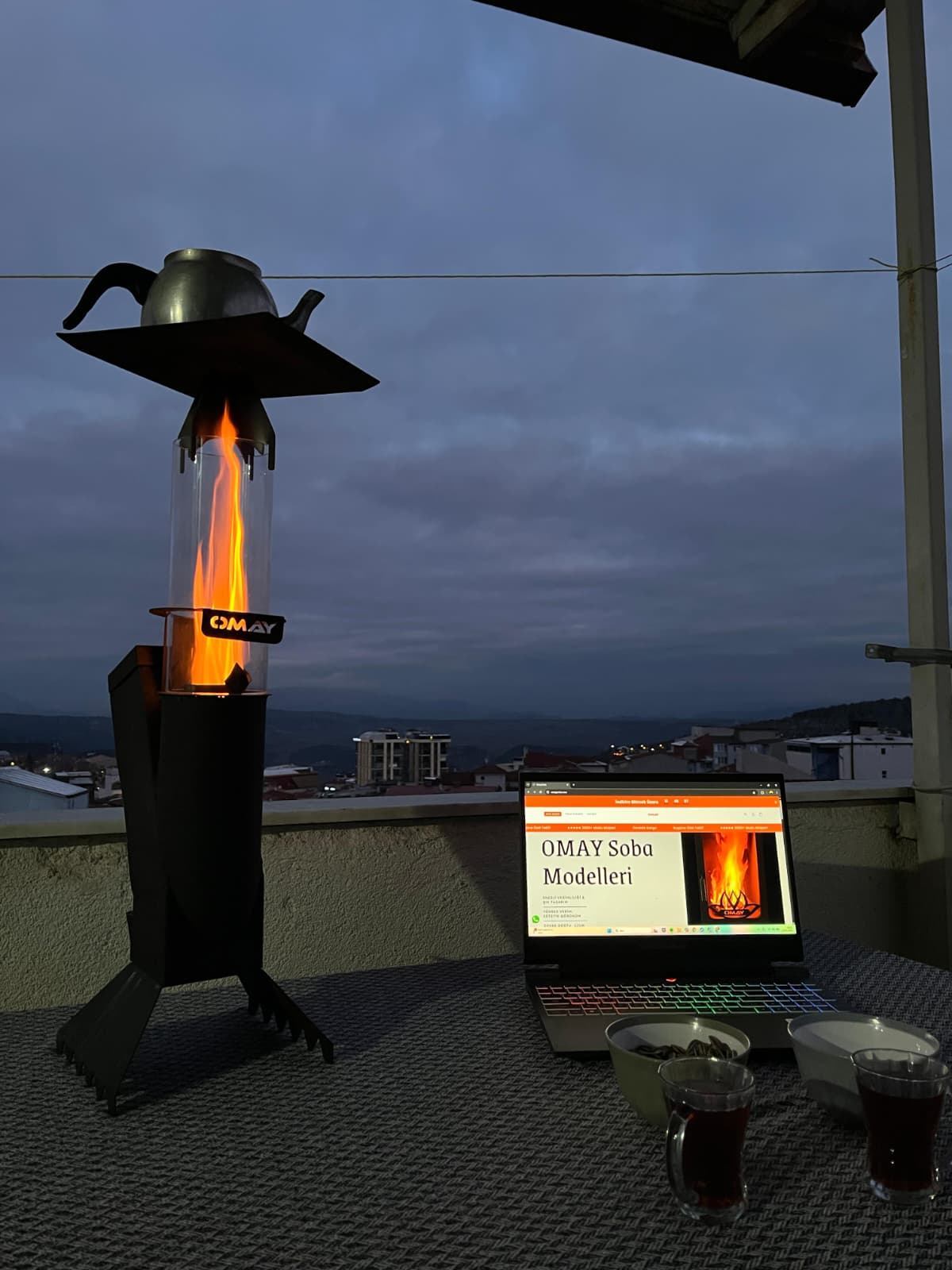 OMAY Pelet Soba - Dumansız Dekoratif Soba